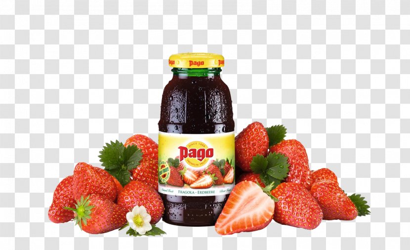 Strawberry Juice Fruchtsaft Cocktail - Fragaria Transparent PNG