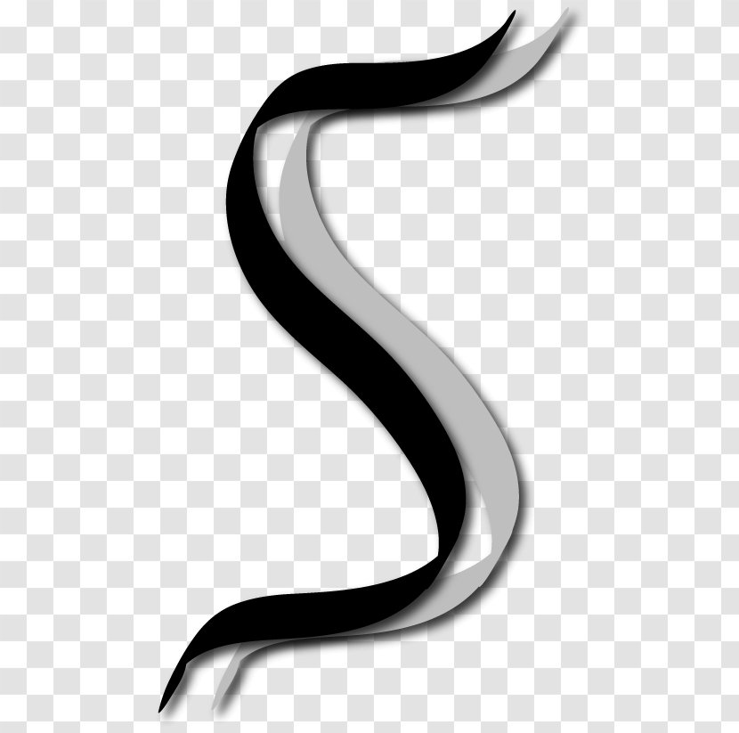 Monogram Logo White Black Font - And Transparent PNG