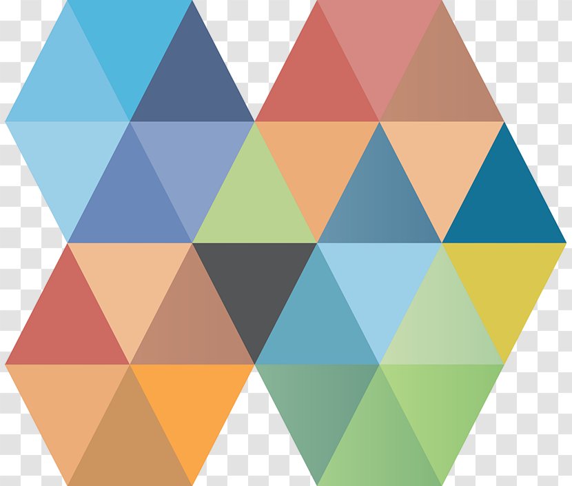 Graphic Design Triangle Pattern Transparent PNG