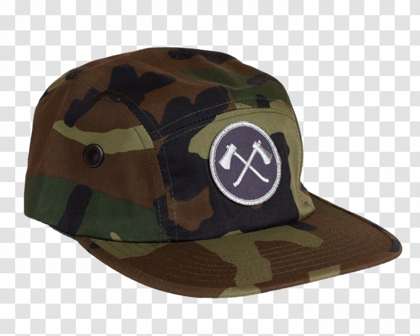 Baseball Cap U.S. Woodland Camouflage Hat Leather - Strap - Bear Transparent PNG