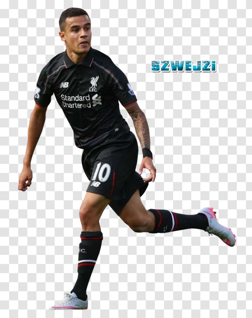 Philippe Coutinho Liverpool F.C. Football Player Jersey - Fc - Rugby Transparent PNG