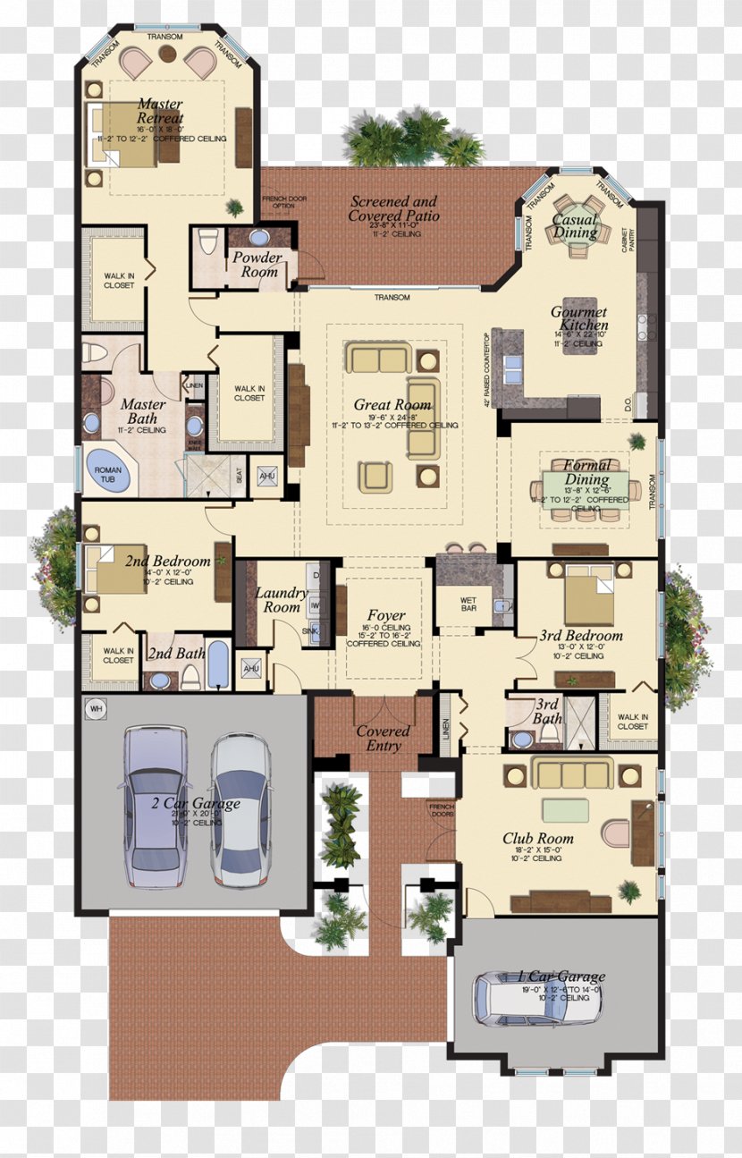 Floor Plan Suburb Property - Design Transparent PNG