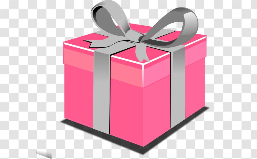 Christmas Gift Free Content Clip Art - Pink - Box Cliparts Transparent PNG