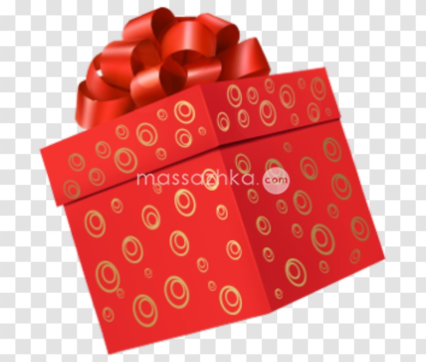 Gift Christmas Box Clip Art - Red Transparent PNG