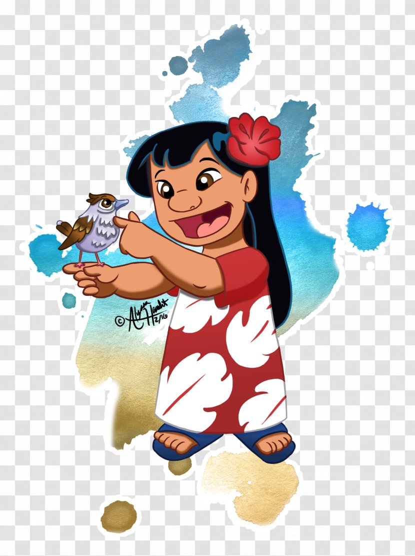 Lilo Pelekai & Stitch Art Character - Male - And Transparent PNG