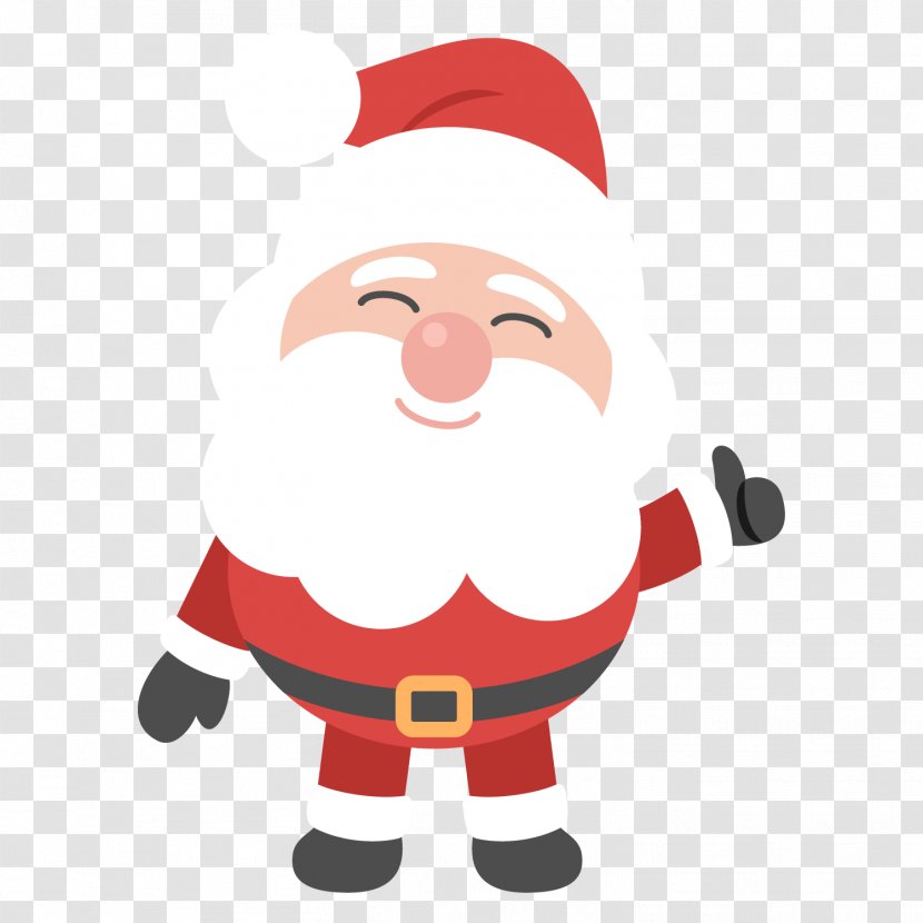 Santa Claus Free!!! Christmas Day Vector Graphics Image - Hand - Belt Transparent PNG