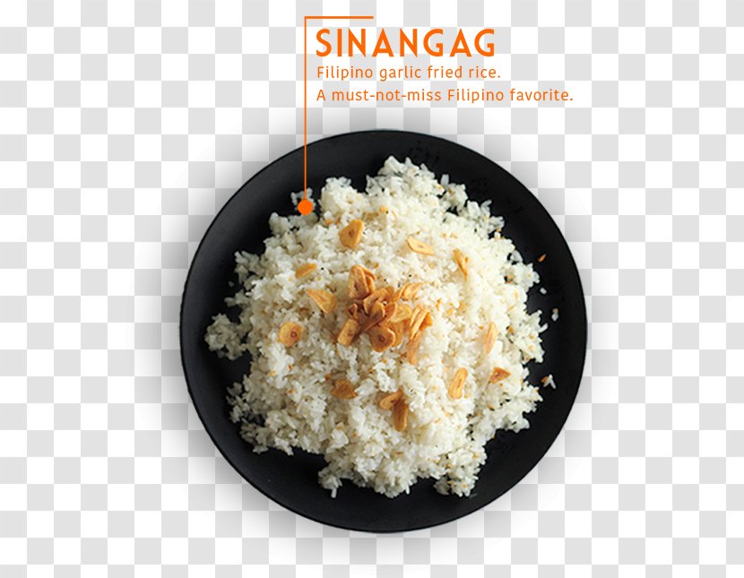 Cooked Rice Fried Just Sizzlin' Cuisine White - Recipe - Coffee Menu Transparent PNG
