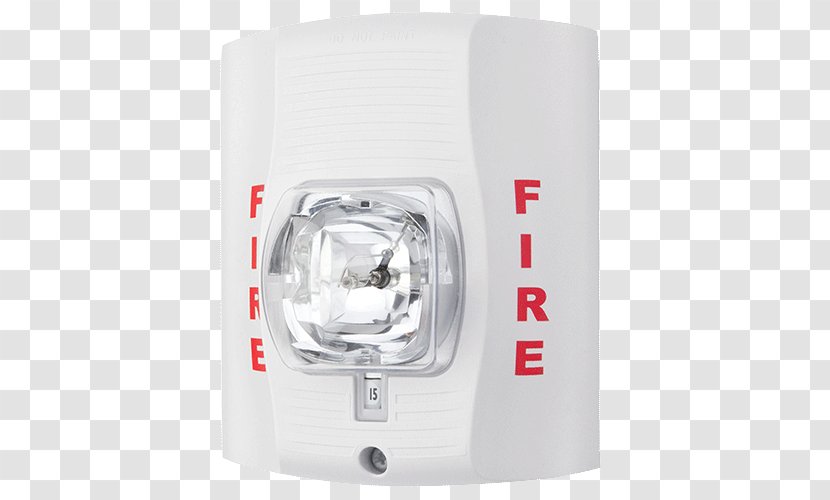 System Sensor Strobe Light Fire Alarm - Smoke Detector - Loudspeaker Transparent PNG