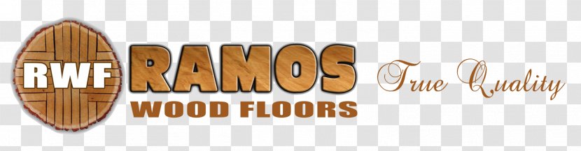 Logo Ramos Decor & Lumber Wood Flooring Brand - Text - Wooden Transparent PNG