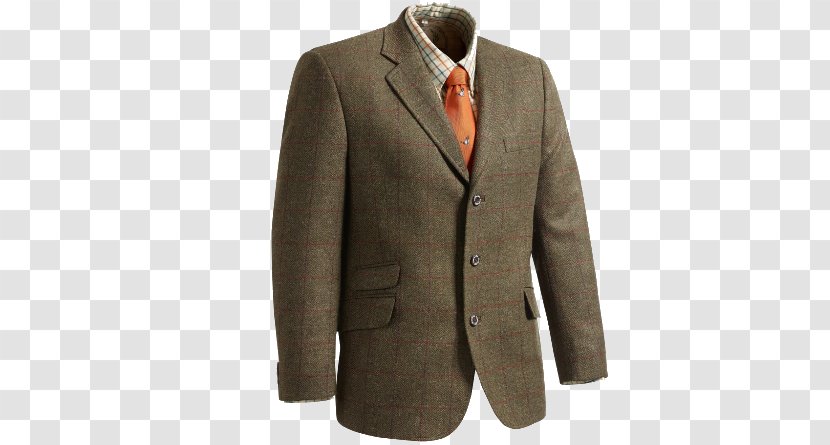Coat Cartoon - Tweed - Formal Wear Overcoat Transparent PNG