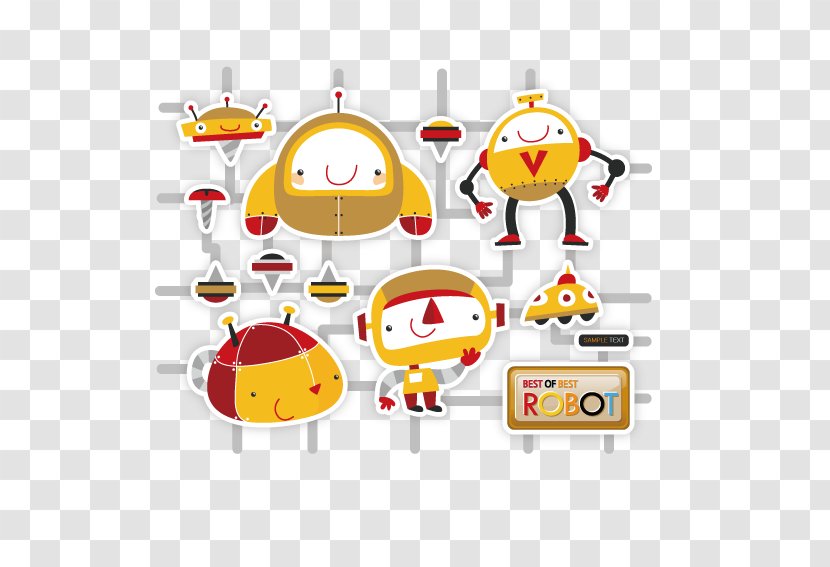 CUTE ROBOT Robot Car Illustration - Area Transparent PNG