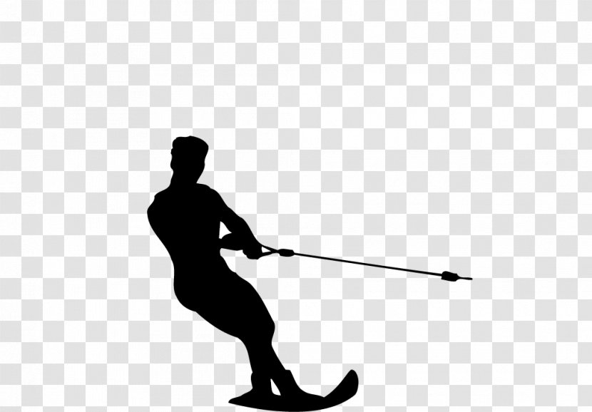 Water Skiing Clip Art - Surfing Silhouette Transparent PNG