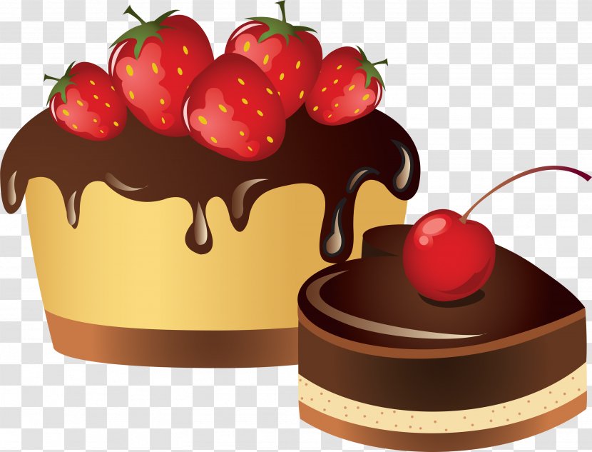 Birthday Cake Chocolate Cupcake - Frozen Dessert - Image Transparent PNG