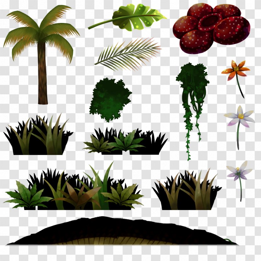 PlayStation 3 3D Computer Graphics Asian Palmyra Palm - Leaf - Cartoon Stone Buildings,Beautifully Summer Plant Grass Tree Transparent PNG