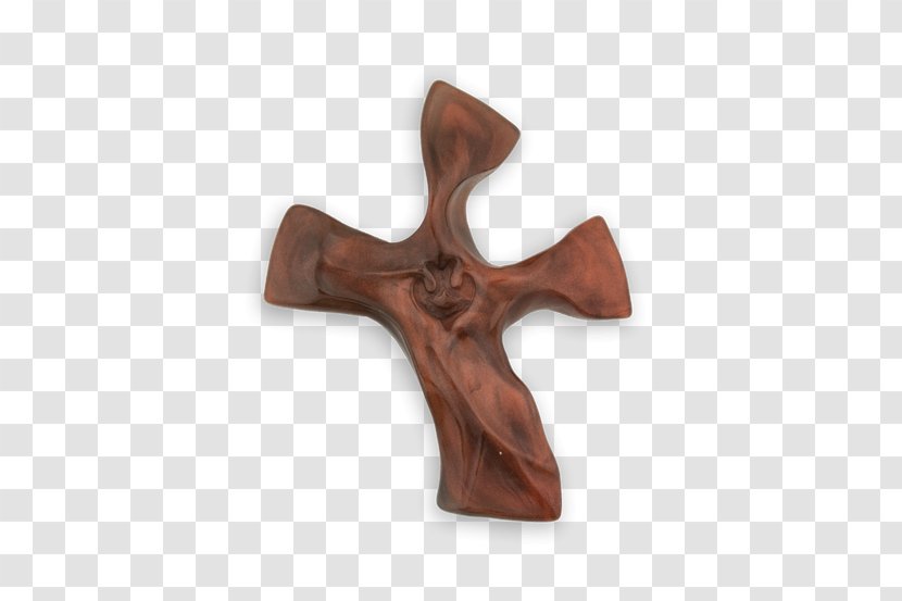 Copper Matte Crucifix Logo - Flower - Plain Jane Transparent PNG