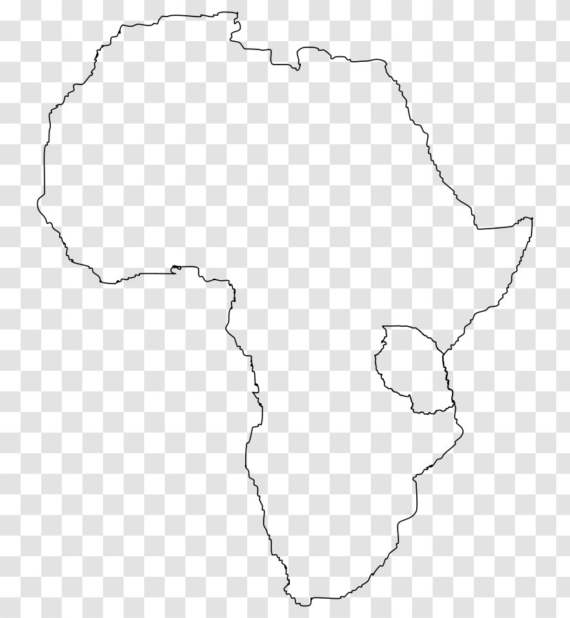 Black And White Angle Point Pattern - Africa Cliparts Transparent PNG