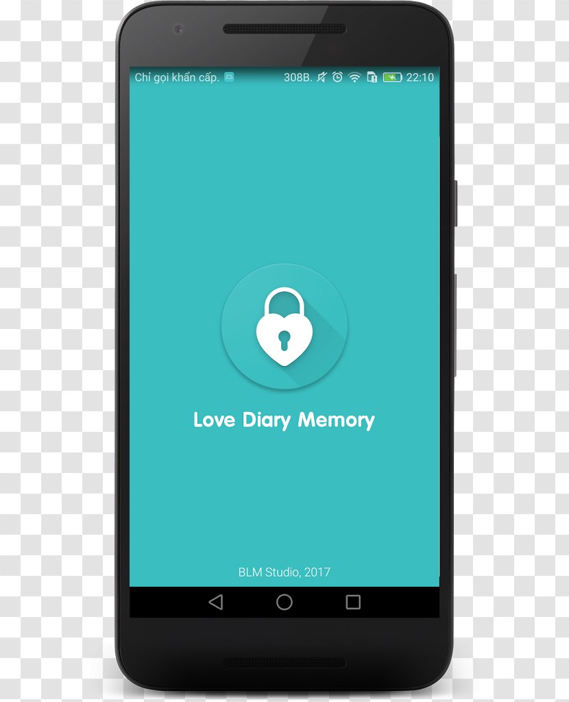 Smartphone My Secret Dear Diary With Lock Feature Phone Application Software - Mobile Memory Transparent PNG