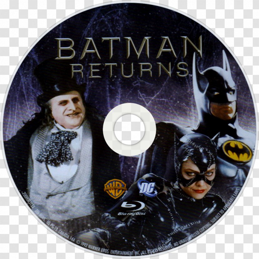 Batman Blu-ray Disc DVD Digital Copy Film - Tim Burton - Returns Transparent PNG
