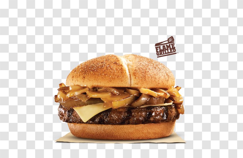 Cheeseburger Hamburger Veggie Burger Angus Cattle Fast Food - Sandwich - Mushroom Transparent PNG