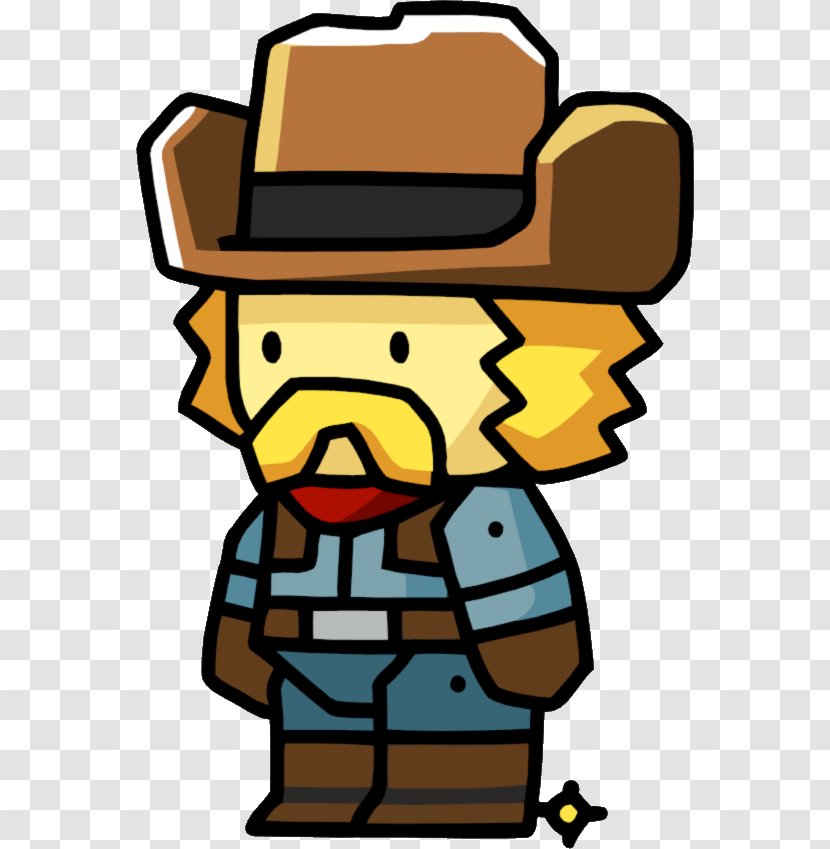 Scribblenauts Unlimited Super Minecraft Unmasked: A DC Comics Adventure - Cowboy Transparent PNG