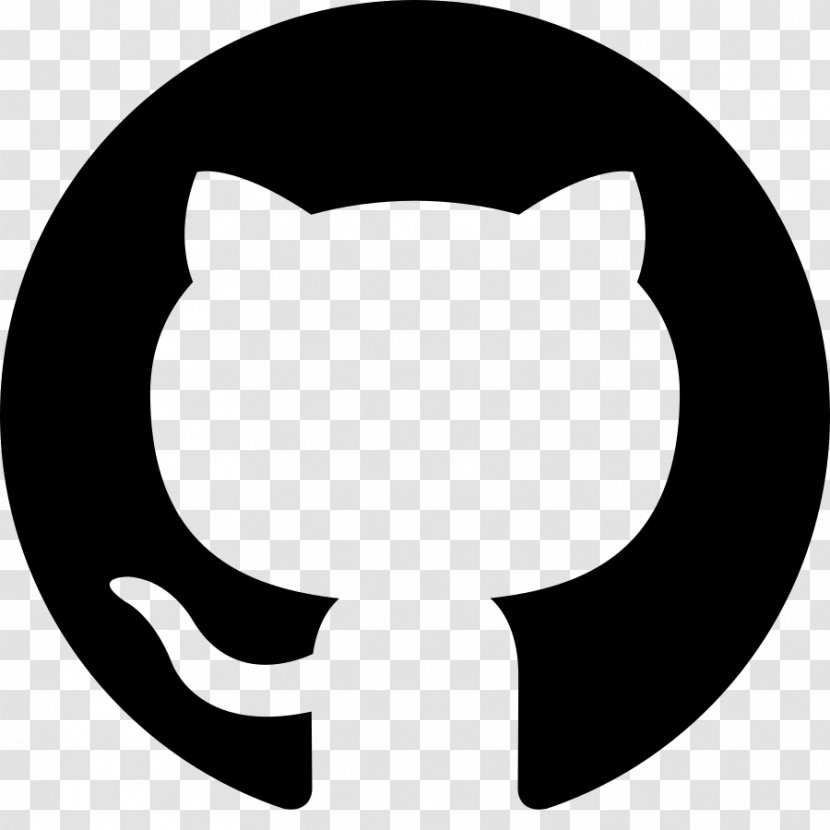 GitHub - Black - Github Transparent PNG