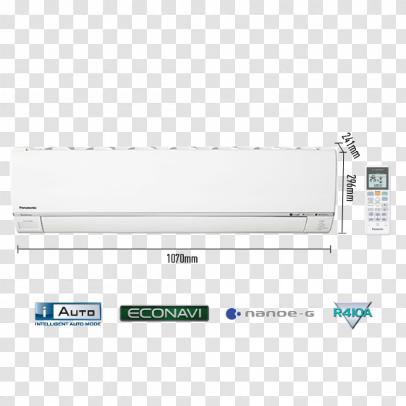 Air Conditioning Panasonic CSCUZ25TKR R-410A Conditioners - Refrigeration - Phase Noise Transparent PNG