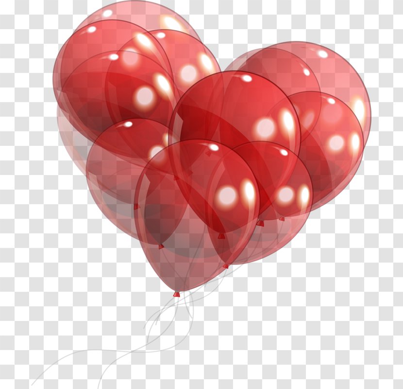 Euclidean Vector Photography Heart - Sphere - Red Balloon Transparent PNG