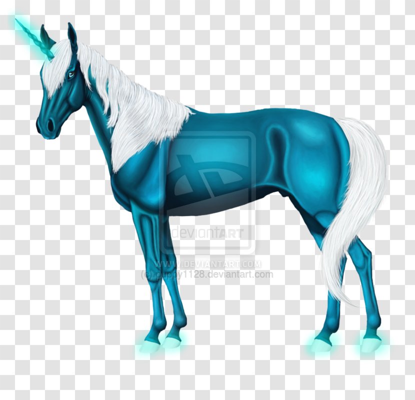 Mane Mustang Stallion Halter Mare - Turquoise Transparent PNG