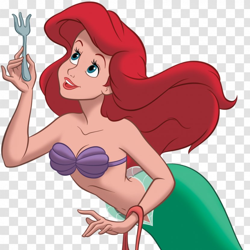 Ariel The Little Mermaid Book Clip Art - Flower Transparent PNG
