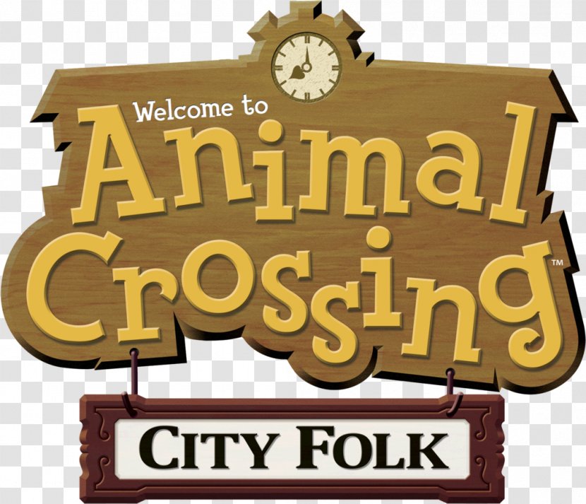 Animal Crossing: City Folk Wild World Wii Nintendo Logo Transparent PNG