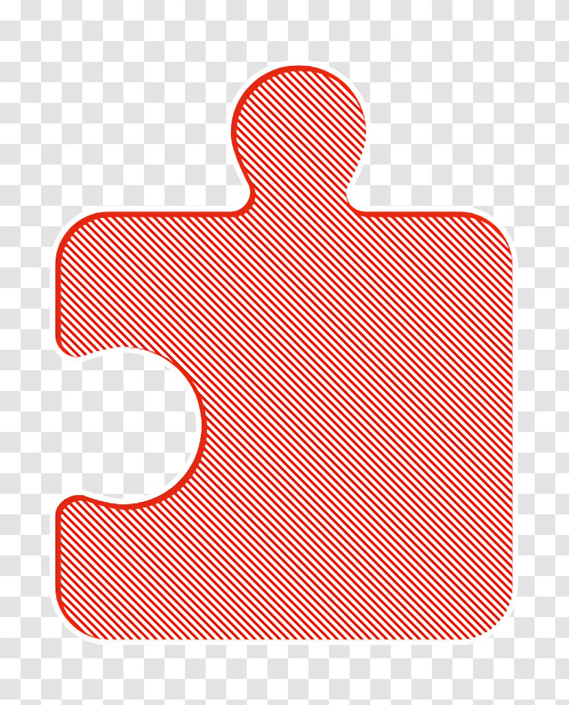 Puzzle Icon - Orange - Thumb Symbol Transparent PNG