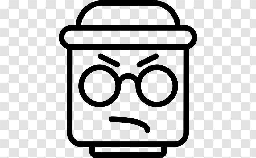 Emoticon - Glasses - Lego Face Transparent PNG