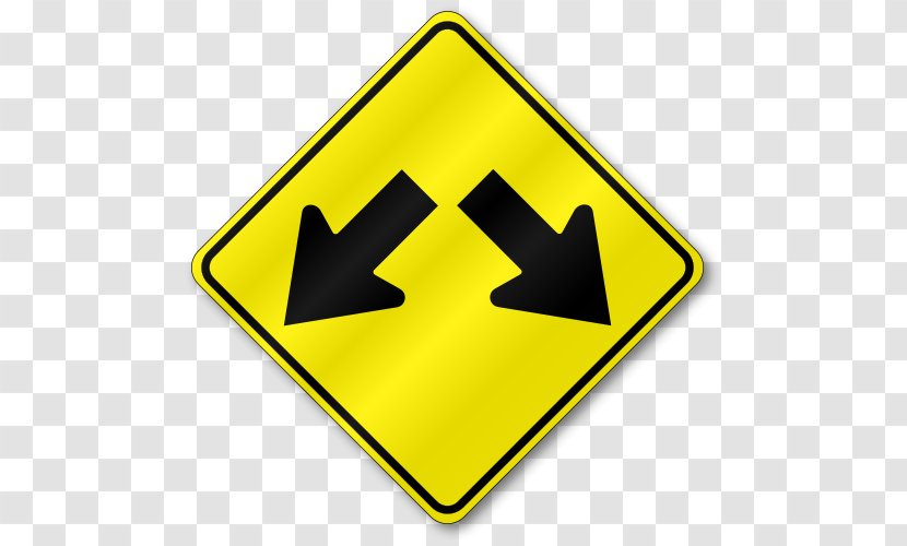 Traffic Sign Warning Manual On Uniform Control Devices Arrow - Double Twelve Posters Shading Material Transparent PNG