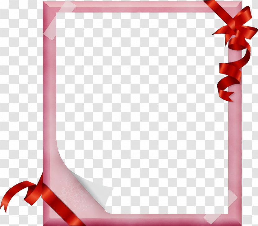 Background Red Frame - Chanel Boy - Ribbon Picture Transparent PNG