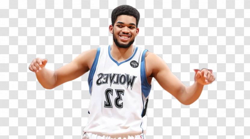 Karl Anthony Towns Basketball Player - Sports Uniform - Finger Top Transparent PNG
