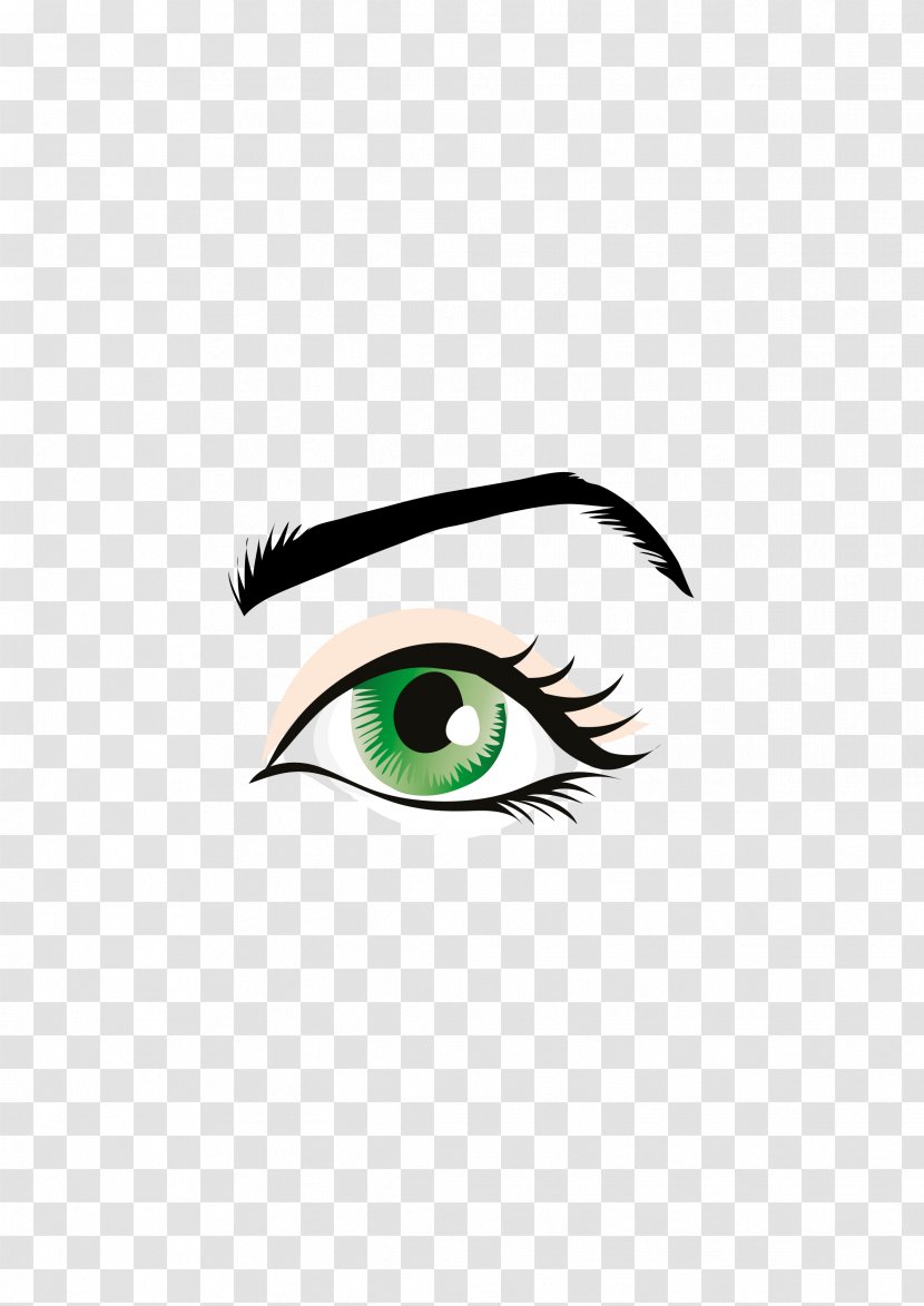 Eyebrow Eyelash Human Eye Clip Art - Silhouette Transparent PNG