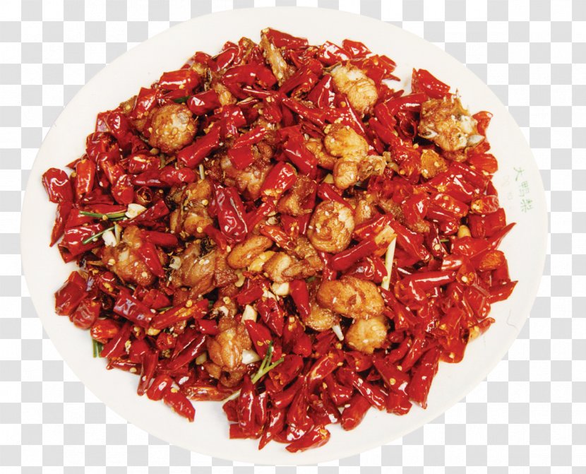 Chongqing Chicken Dish Food - Spicy Transparent PNG