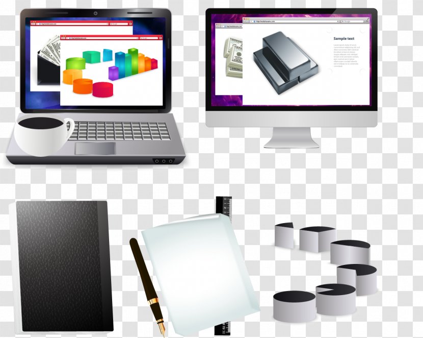 Output Device Laptop Display Computer - Gadget - Vector Transparent PNG