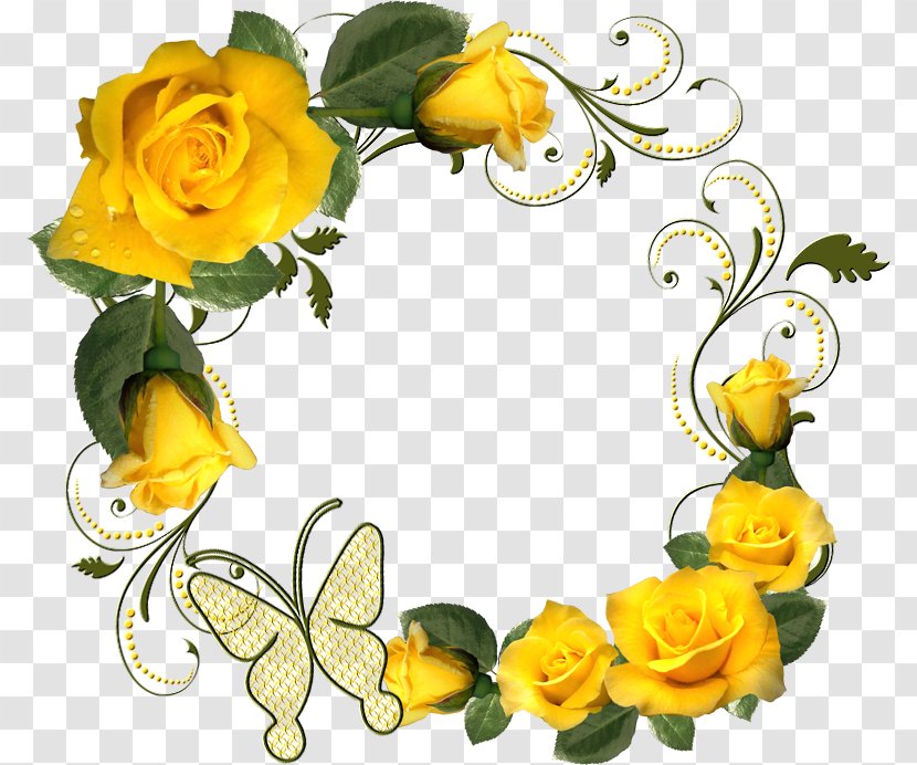 Borders And Frames Rose Picture Clip Art Transparent PNG