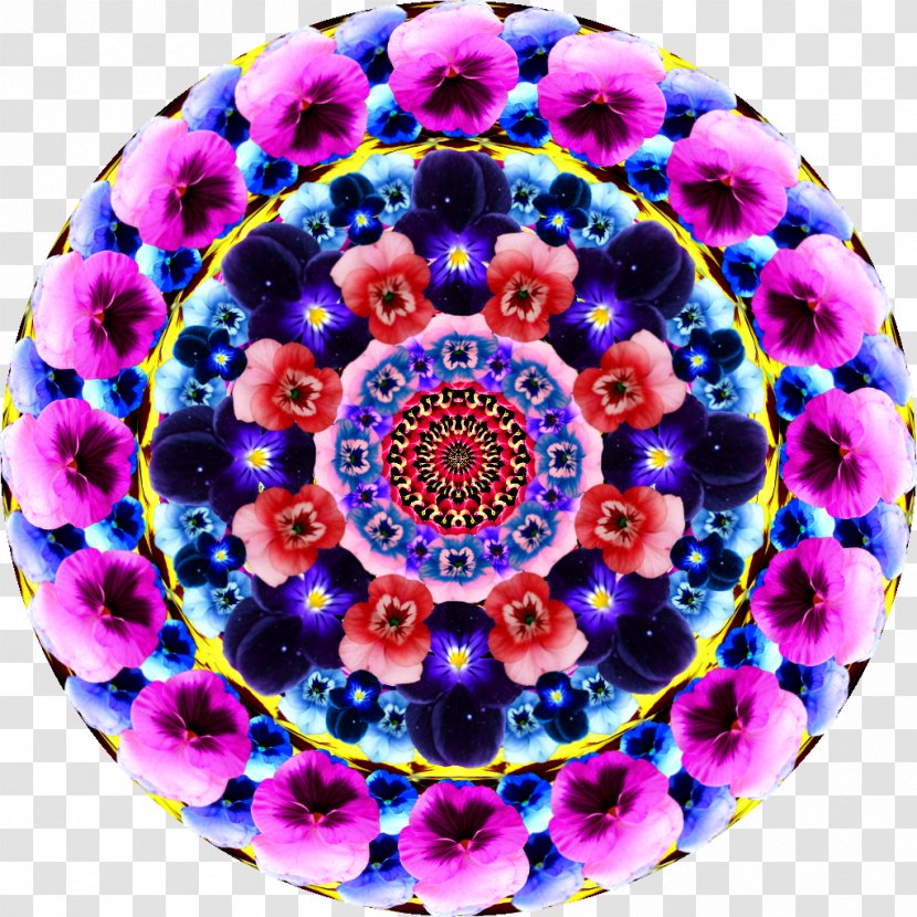 Mandala Flower Kaleidoscope - Garden - Line Art Transparent PNG