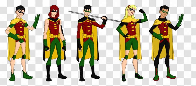 Robin Dick Grayson Damian Wayne Tim Drake Superboy - Clothing Transparent PNG