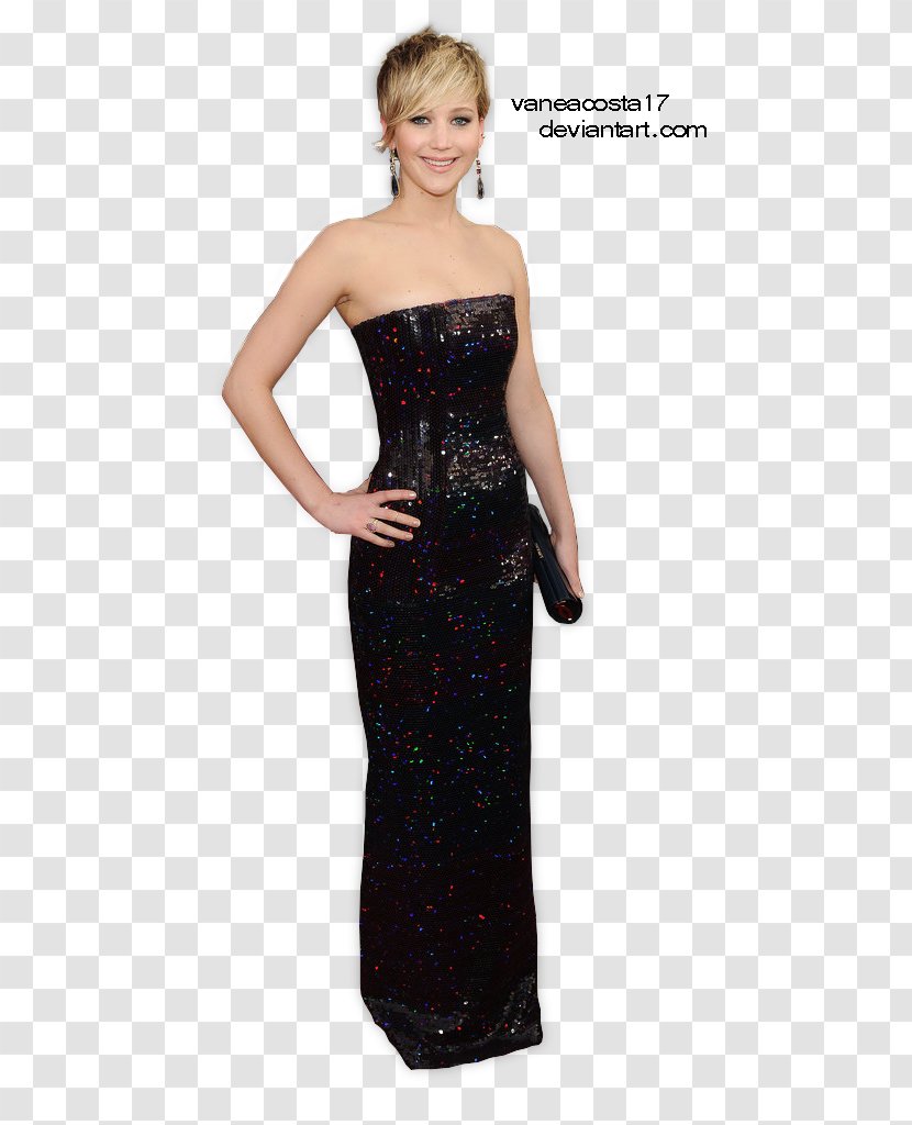 Cocktail Dress Clothing Little Black Formal Wear - Fashion Model - Jennifer Lawrence Transparent PNG