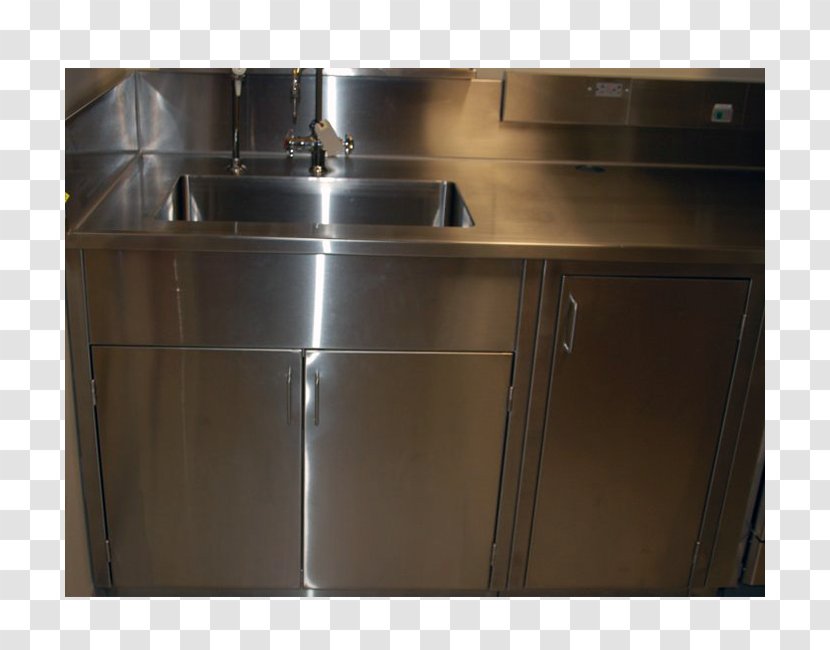 Kitchen Countertop Cabinetry Sink Stainless Steel - Drawer Transparent PNG