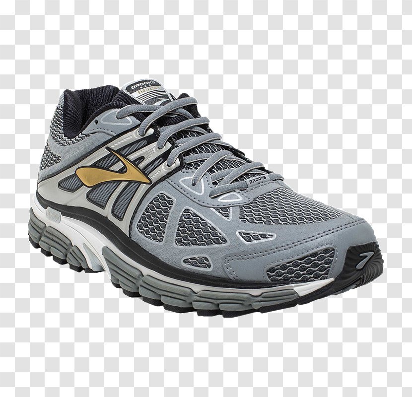 Brooks Sports Shoes Men's Beast '14 Motion Control Running Shoe 16 - Sportswear - Silver Court Transparent PNG