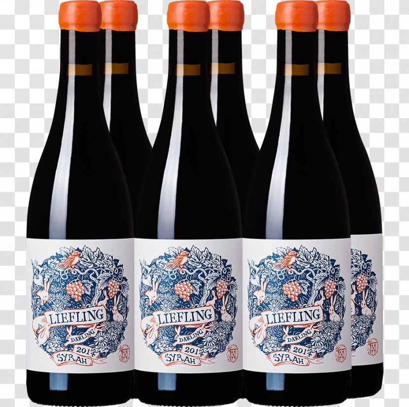 Wine Label Beer Shiraz - Bottle Transparent PNG