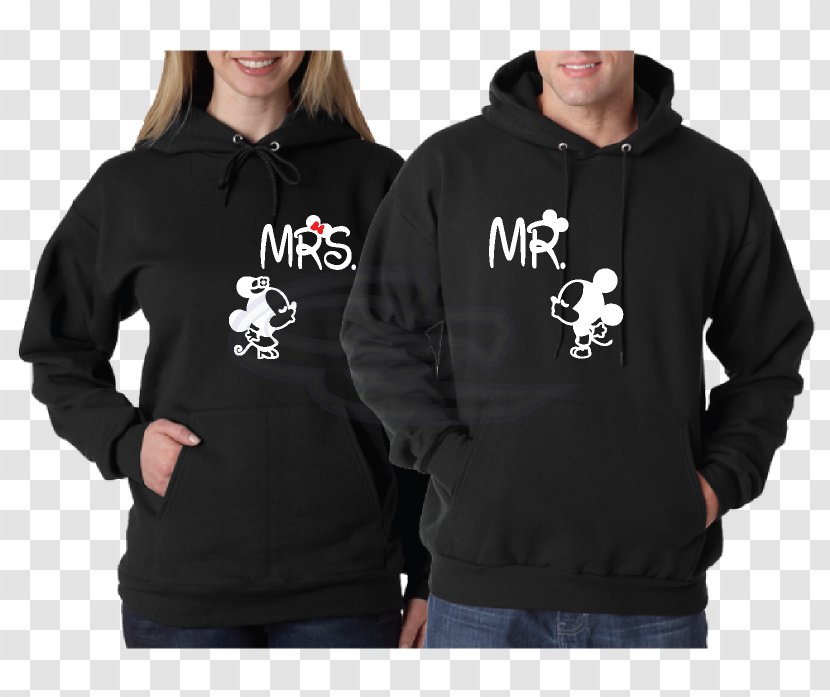 T-shirt Hoodie Minnie Mouse Mickey - Sweatshirt Transparent PNG