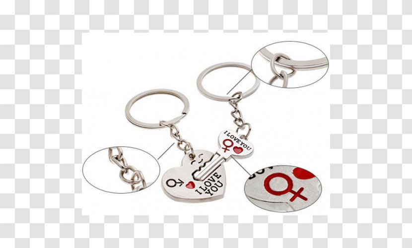 Key Chains Silver Metal Love - Dragi Sine Moj Transparent PNG