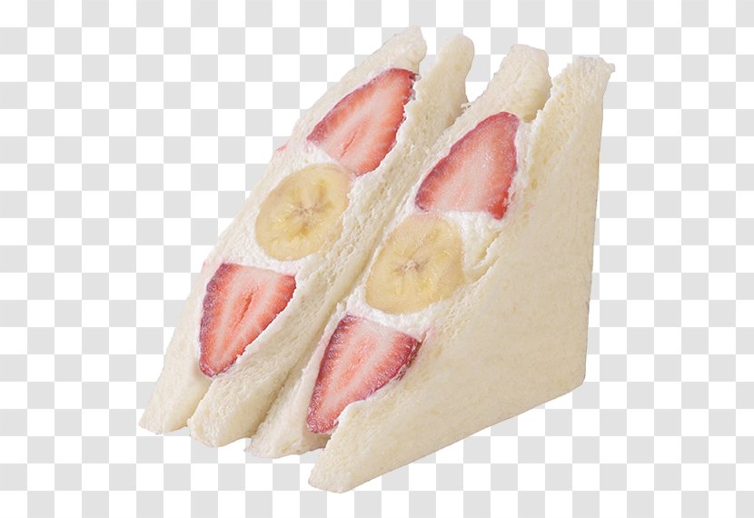 Strawberry Open Sandwich Ice Cream Sundae - Frozen Dessert Transparent PNG
