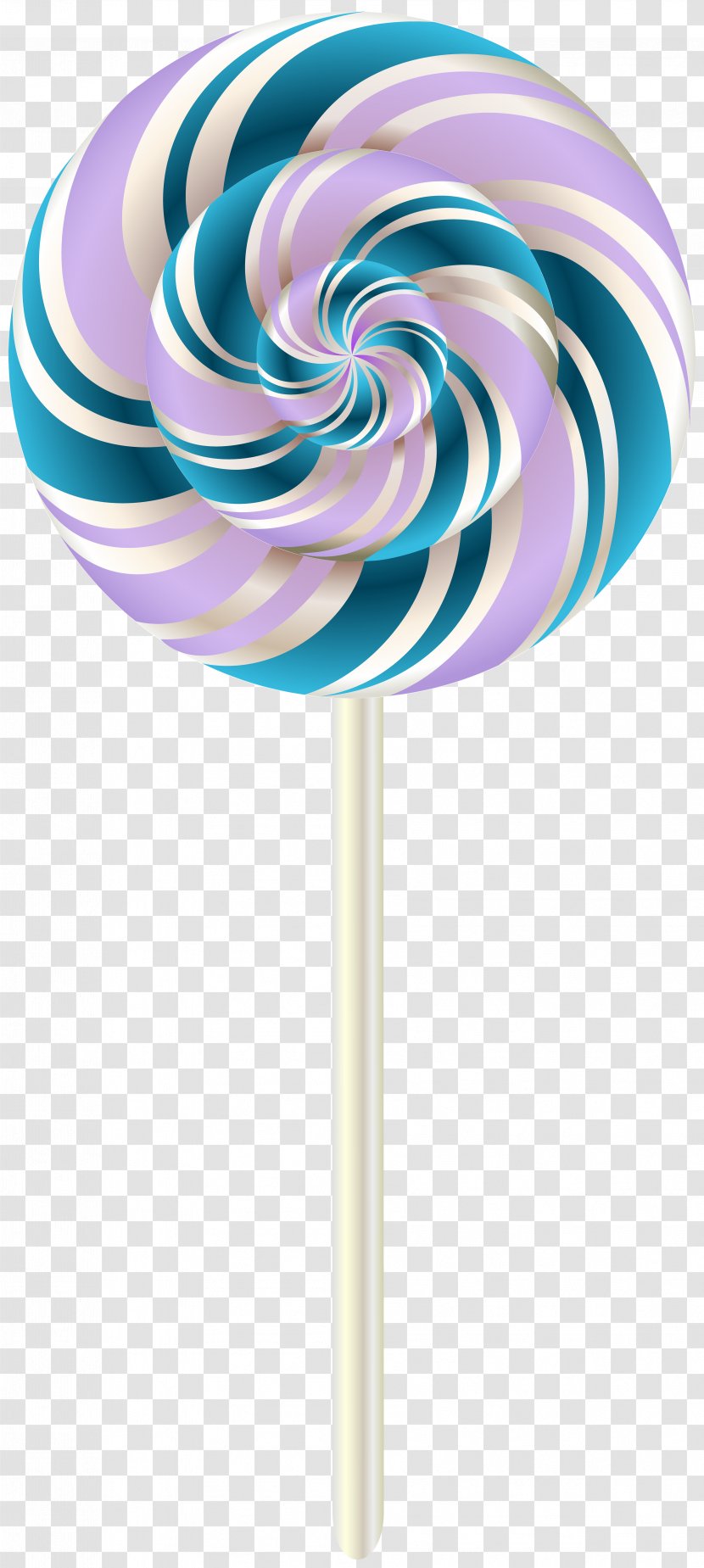 Lollipop Stick Candy Clip Art - Spiral Transparent PNG