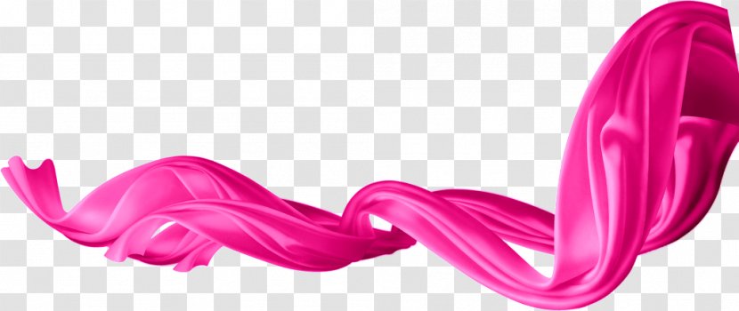 Pink Ribbon Textile - Color Transparent PNG